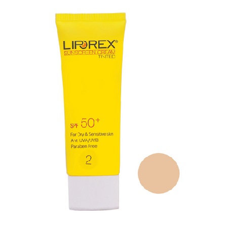 ضد آفتاب رنگی متوسط مخصوص پوست خشک لیپورکس